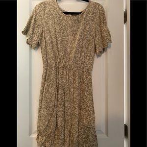 Broadway & Brooms Scalloped Open Back Dress